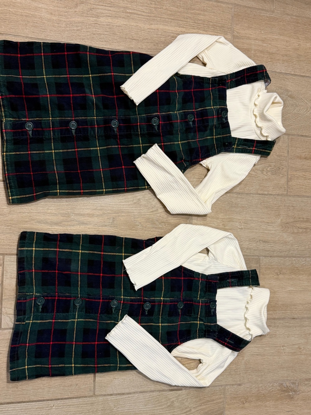 Children’s Place Corduroy dress with cream Turtlenecks size 6 and 4
